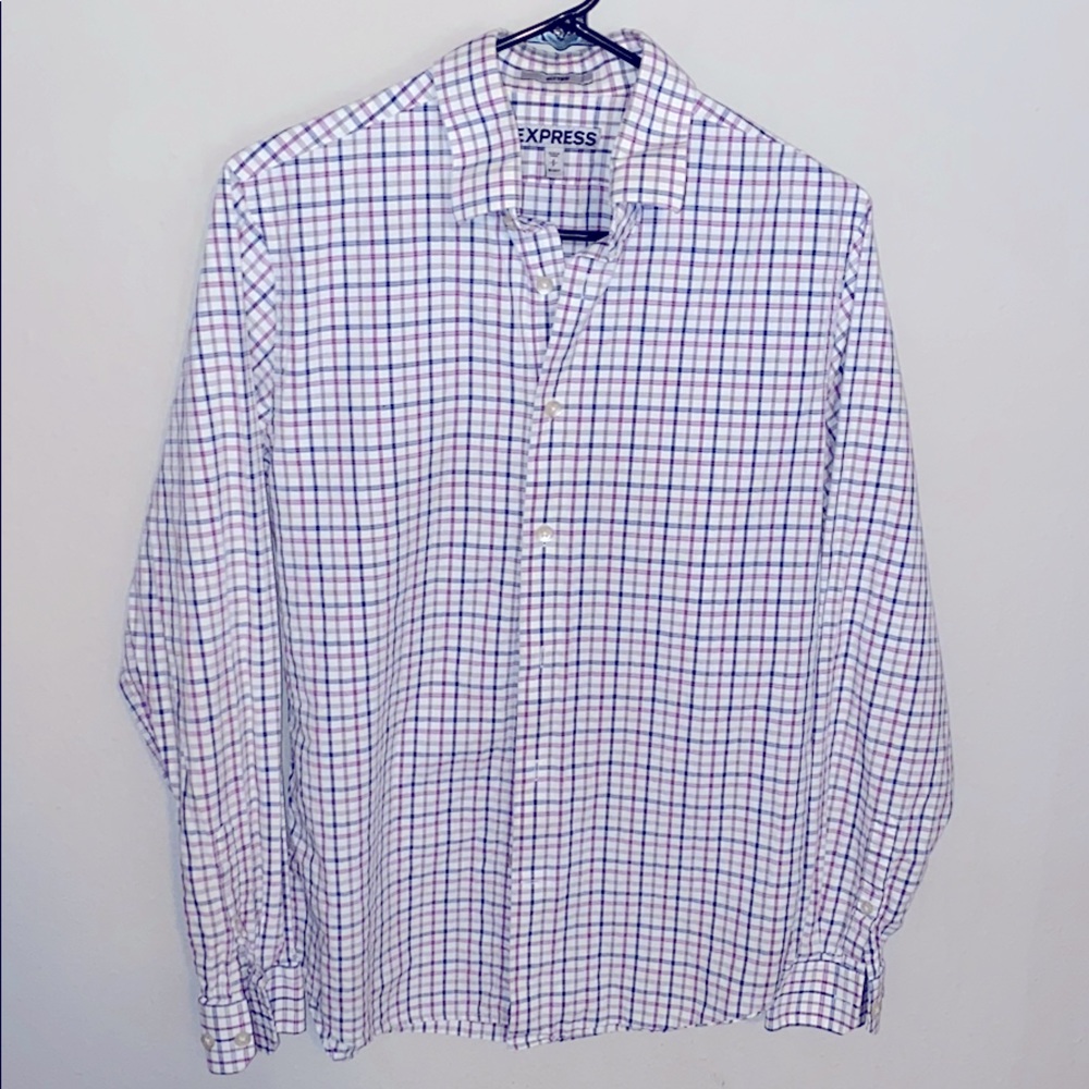 Express Fitted Button Down Shirt